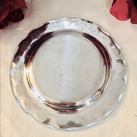 Vintage Like New Small Silver Design Serving Dish - Picture 7 of 8